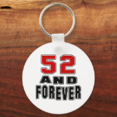 52誕生日デザイン キーホルダー (正面)