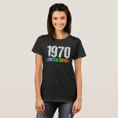 52誕生日レディースメンズ52年1970 4 Tシャツ (正面フル)