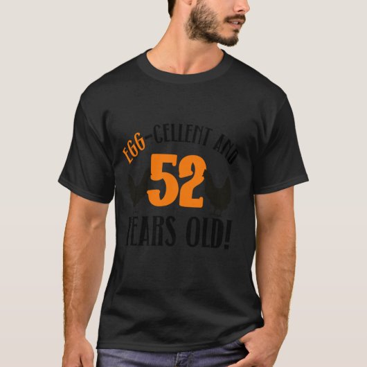 52誕生日52歳チキン農家チキン Tシャツ (正面)