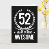 52誕生日(52歳素晴らし) カード (黄色い花)