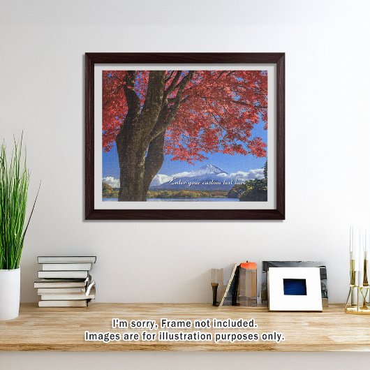 [520] Mt.Fuji – Crimson Leaves and a Snowy Crown ジグソーパズル