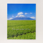 [520] Mt.Fuji – Spring Sprouts in Tea Fields ジグソーパズル (縦)