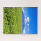 [520] Mt.Fuji – Spring Sprouts in Tea Fields ジグソーパズル (横)