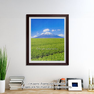 [520] Mt.Fuji – Spring Sprouts in Tea Fields ジグソーパズル