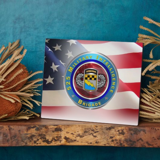 525軍隊情報旅団"空中" フォトプラーク (側面)