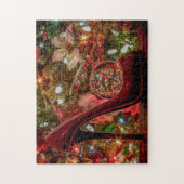 5258-2-Christmasツリー、シューズおよびクリスタルボールパズル ジグソーパズル (縦)