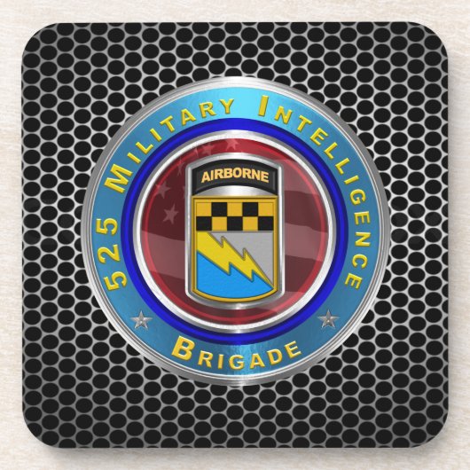525 Military Intelligence Brigade “Airborne” コースター (正面)