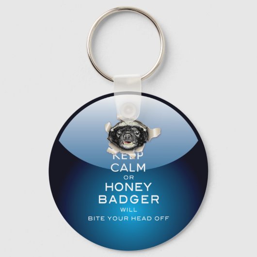 [52]保落ち着いて… キーホルダー (正面)