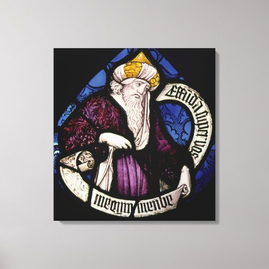 52：預言者エゼキエルのラウンデル， 15世紀 キャンバスプリント (正面)