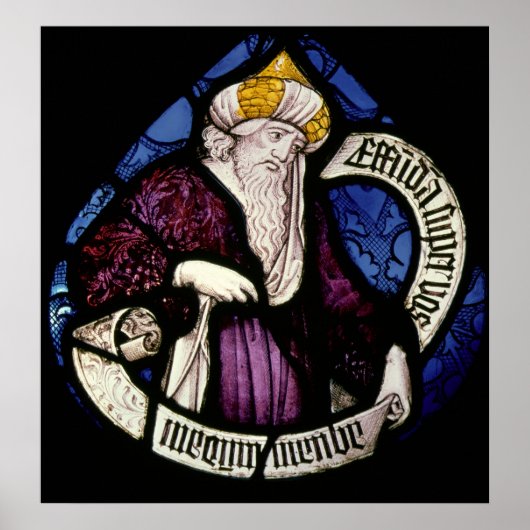 52：預言者エゼキエルのラウンデル， 15世紀 ポスター (正面)