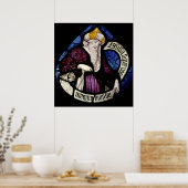 52：預言者エゼキエルのラウンデル， 15世紀 ポスター (キッチン)