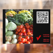 52.00' * 37.56'食料品店の窓が閉まっている ウィンドウサイン (シート2)