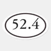 52.4 楕円形シール (正面)