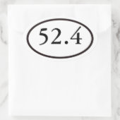 52.4 楕円形シール (バッグ)