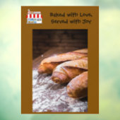 52" * 72"ベーカリー・ウィンドウの固定 ウィンドウサイン (シート3)