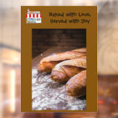 52" * 72"ベーカリー・ウィンドウの固定 ウィンドウサイン (シート2)