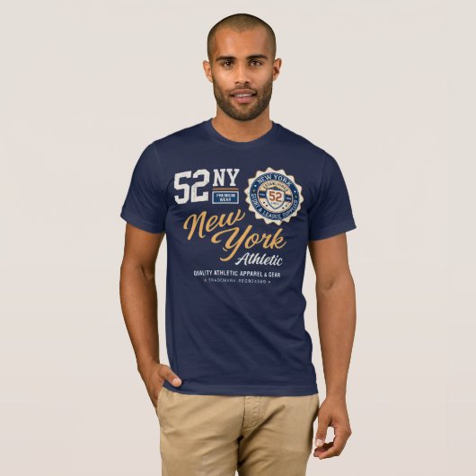 52 NY New York Athletic Vintage Tシャツ (正面フル)
