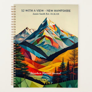 52 With A View New Hampshire Mountain Peaks Summit プランナー手帳