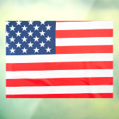 52" x 37.56" American Flag Window Cling  ウィンドウサイン (シート3)