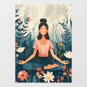52" x 72" Yoga ウィンドウサイン (シート)