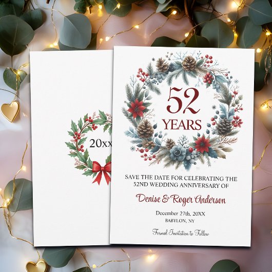 52nd Wedding Anniversary Winter セーブザデート