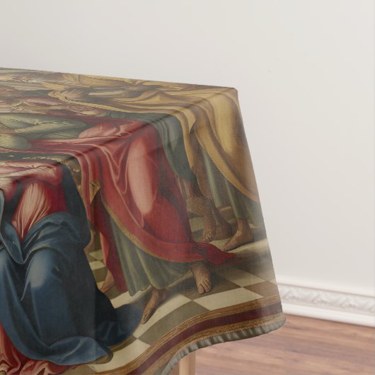 52x70 Cotton Nativity Christmas Tablecloth テーブルクロス (インサイチュ)