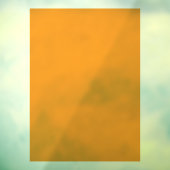 52x72 オレンジ無地デザイン 部分透明 ウィンドウサイン (シート3)