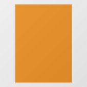 52x72 Solid Orange Partial Transparent Design ウィンドウサイン (シート)