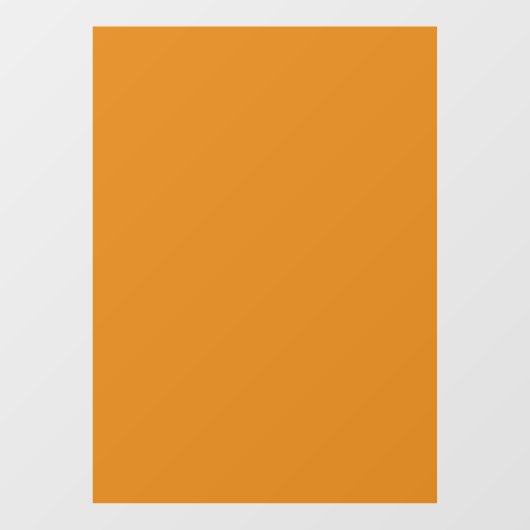 52x72 Solid Orange Partial Transparent Design ウィンドウサイン (シート)