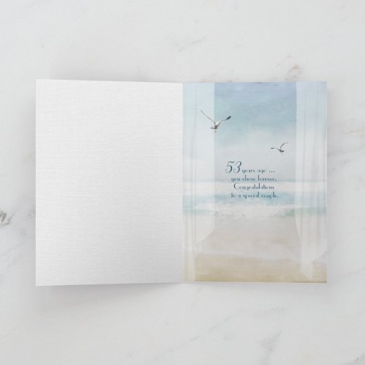 53周年記念オープンビーチウィンドウ カード (内部)