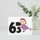 53歳の誕生日ギフト – 漫画おもしろいの誕生日 ポストカード (スタンド正面)