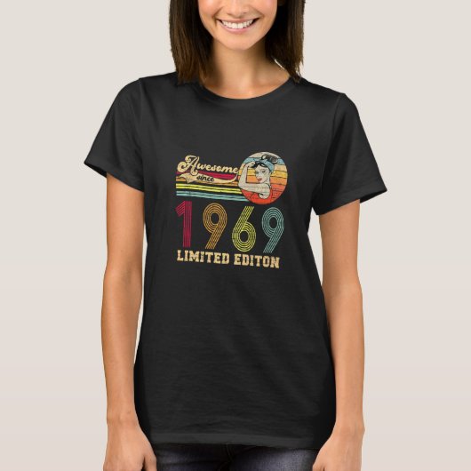 53歳レトロ素晴らし1969年限定53r tシャツ (正面)