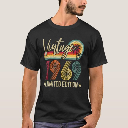 53歳ヴィンテージ1969 53日 Tシャツ (正面)