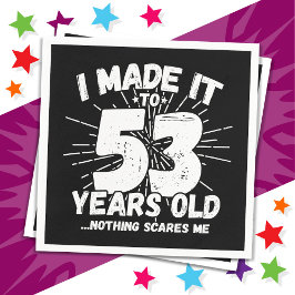 53歳皮肉ミームおもしろい53誕生日 スタンダードカクテルナプキン