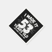 53歳皮肉ミームおもしろい53誕生日 スタンダードカクテルナプキン (角)