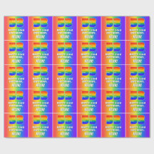 53番目の誕生日: カラフル、おもしろいレインボーパターン# 53