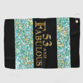 53番目の誕生日 ゴルフタオル (横)