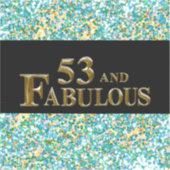 53番目の誕生日 シール (正面)