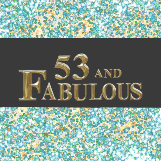 53番目の誕生日 シール (正面)