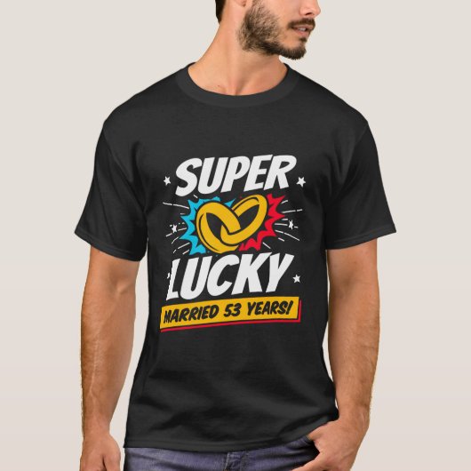 53結婚した年53結婚周年 Tシャツ (正面)