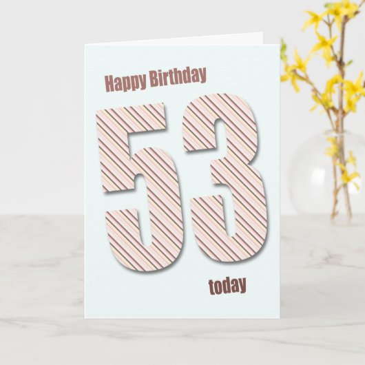 53誕生日カード カード (黄色い花)