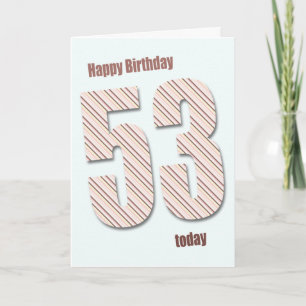 53誕生日カード カード