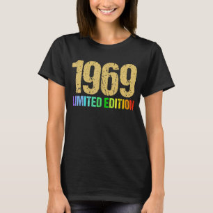 53誕生日レディースメンズ53年1969 4 Tシャツ