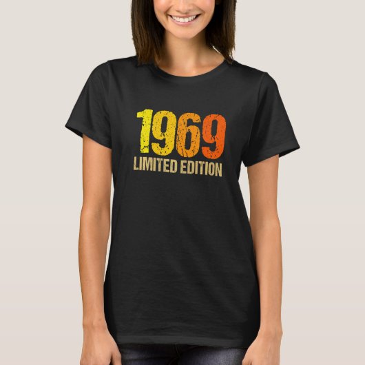 53誕生日レディースメンズ53年1969 5 Tシャツ (正面)