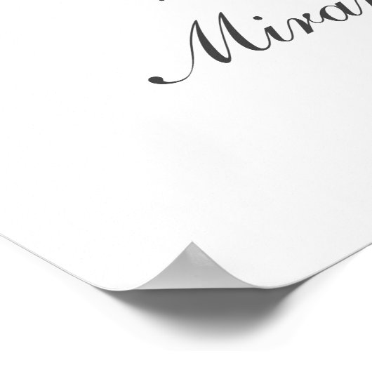 53誕生日番号53カスタムフォトコラージュ ポスター (角)