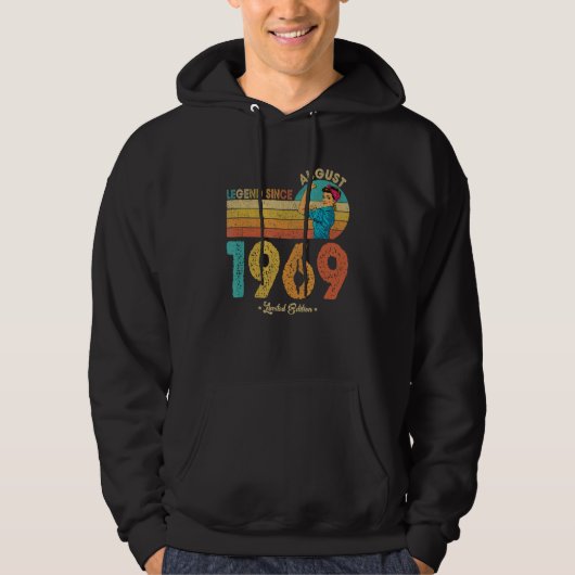 53誕生日1969威厳があるレジェンド1969 53年 パーカ (正面)