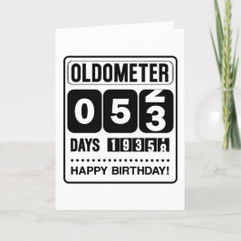 53誕生日OLDOMETERカード サンキューカード