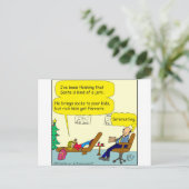 530サンタはジャークな漫画 シーズンポストカード (スタンド正面)