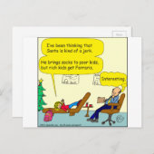 530サンタはジャークな漫画 シーズンポストカード (正面/裏面)