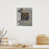 531 f.169v紀氏を描いた歴史イニシャル「D」 ポスター (キッチン)